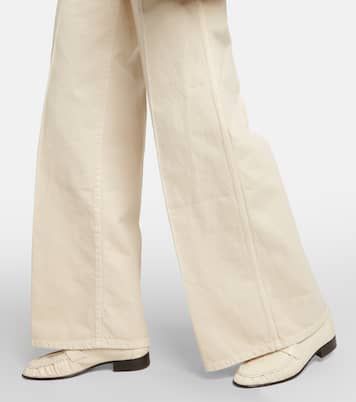 Brompton high-rise wide-leg jeans | Joseph