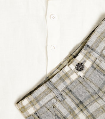 Bébé – Ensemble chemise et pantalon en lin | Il Gufo