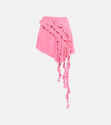 Minifalda asimétrica de jersey | Blumarine