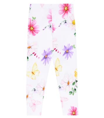 Leggings in jersey di misto cotone | Monnalisa