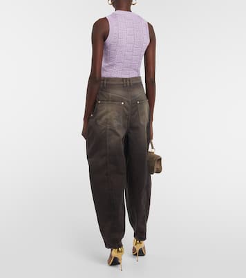 Jeans tapered a vita alta | Balmain