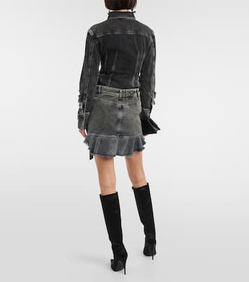 Minifalda en denim | Blumarine