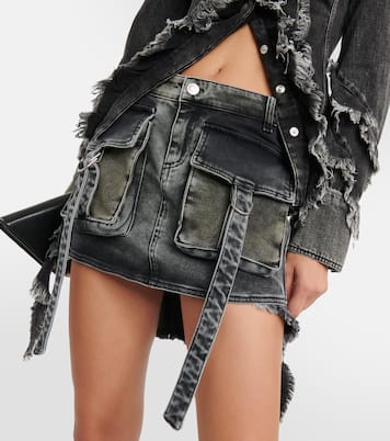 Minifalda en denim | Blumarine