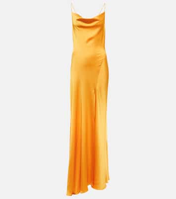 Robe longue Finley en satin | Simkhai