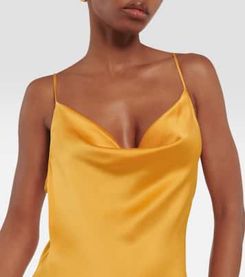 Robe longue Finley en satin | Simkhai
