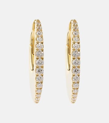 Boucles d'oreilles Lulu Medium en or 18 ct et diamants | Melissa Kaye
