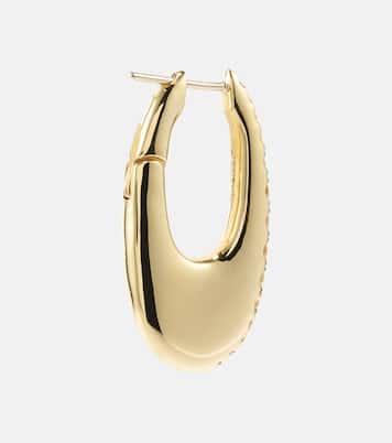 Boucles d'oreilles Lulu Medium en or 18 ct et diamants | Melissa Kaye