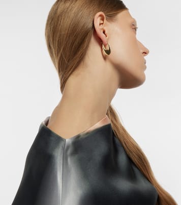 Boucles d'oreilles Lulu Medium en or 18 ct et diamants | Melissa Kaye