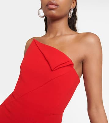 Robe midi Origami en laine | Roland Mouret
