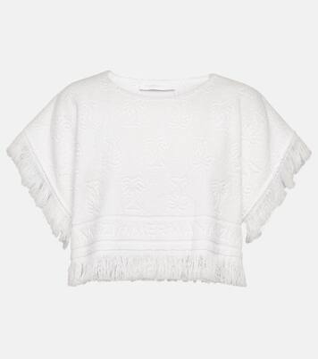 Cropped-Top aus Frottee | Zimmermann