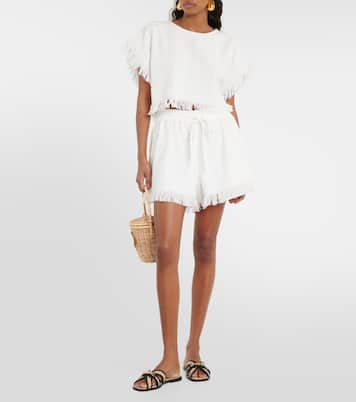 Cropped-Top aus Frottee | Zimmermann