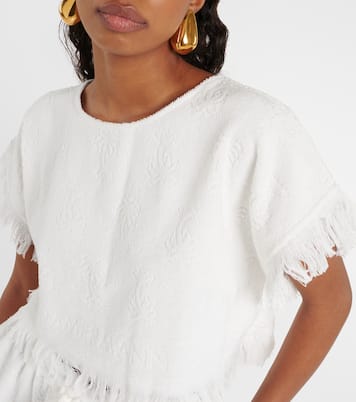 Cropped-Top aus Frottee | Zimmermann