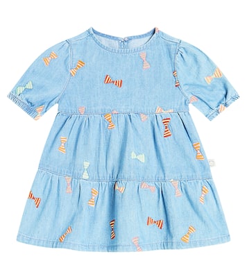 Robe en jean à nœud | Stella McCartney Kids