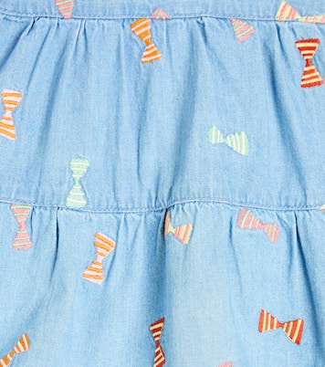 Robe en jean à nœud | Stella McCartney Kids
