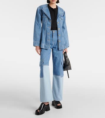 Blazer monopetto di jeans | Ganni