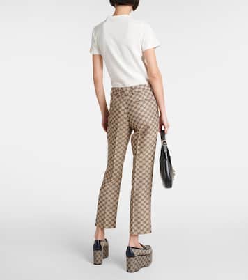 Gerade Hose GG aus Canvas | Gucci