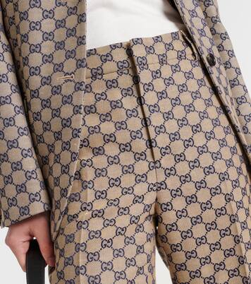 Gerade Hose GG aus Canvas | Gucci