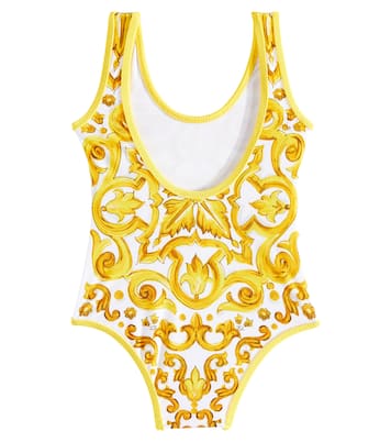 Baby Majolica swimsuit | Dolce&Gabbana Kids