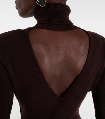 Robe midi à col roulé en cachemire | Tom Ford