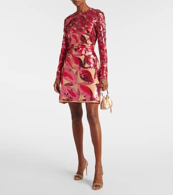 Diana sequined tulle minidress | Elie Saab