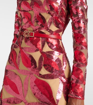 Diana sequined tulle minidress | Elie Saab