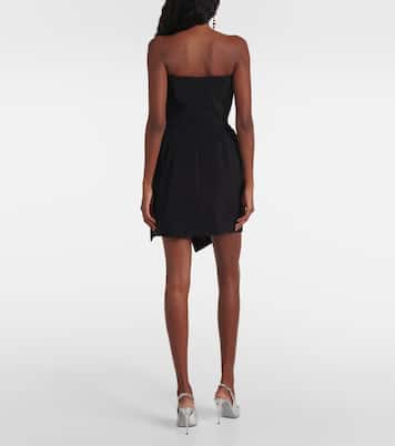 Abito bustier corto in crêpe | Mugler