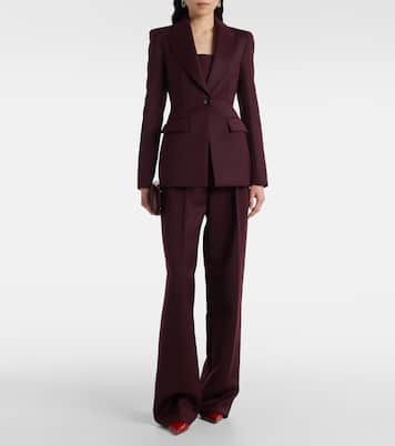 Blazer de botonadura simple | Alex Perry