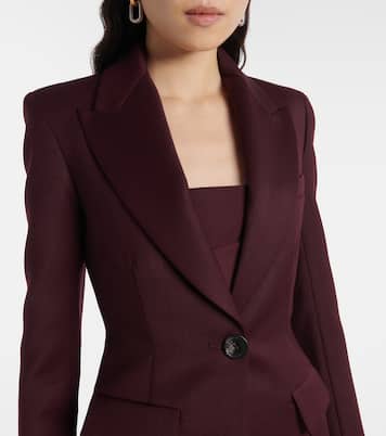 Blazer de botonadura simple | Alex Perry