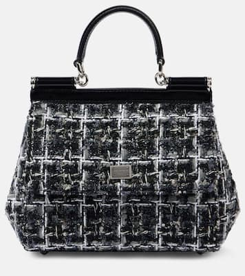 Borsa Sicily Medium in bouclé | Dolce&Gabbana