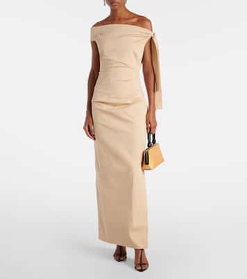 Abito lungo Dahlia in misto cotone | SIR
