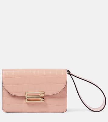Pochette Dorian Nano en cuir embossé | Victoria Beckham
