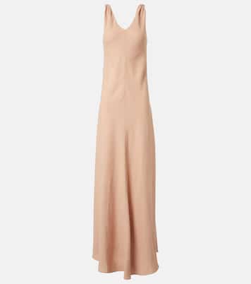 Callie linen crêpe maxi dress | Loro Piana