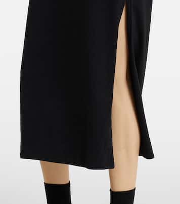 Abito midi in jersey di misto cotone | Sacai