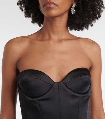 Robe Inara aus Satin | The New Arrivals Ilkyaz Ozel