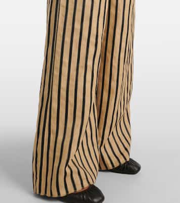 Pantalon ample Cestino en lin et coton mélangés | Max Mara