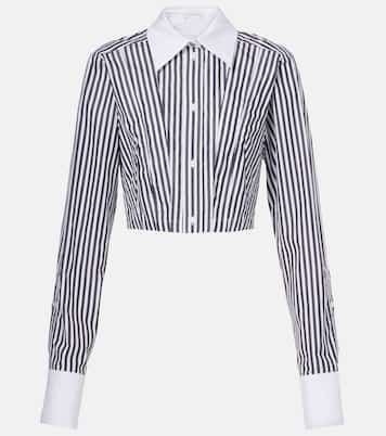Camicia cropped in popeline di cotone | Sportmax