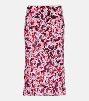 Jupe crayon à fleurs | Dries Van Noten
