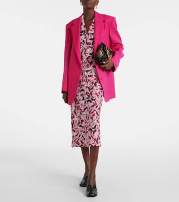 Jupe crayon à fleurs | Dries Van Noten