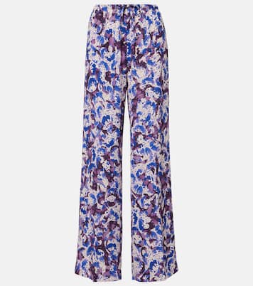 Pantaloni regular in crêpe a vita media | Dries Van Noten