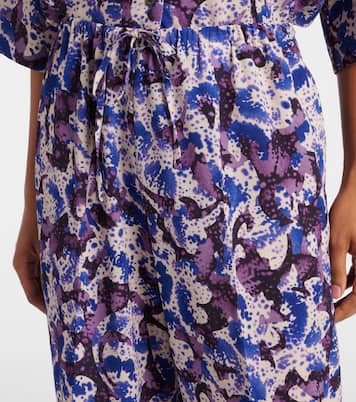 Pantaloni regular in crêpe a vita media | Dries Van Noten