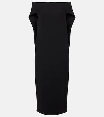 Robe midi Anitas en laine mélangée | The Row