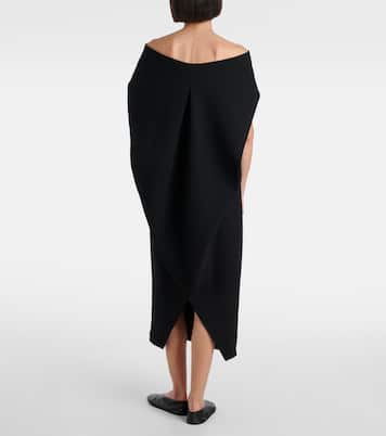 Robe midi Anitas en laine mélangée | The Row