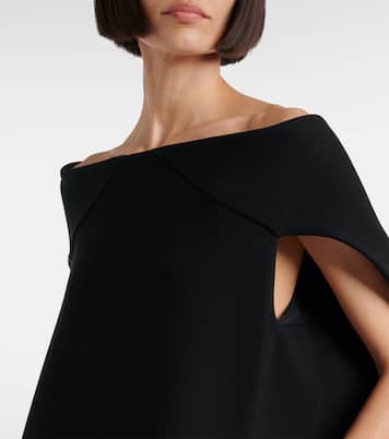 Robe midi Anitas en laine mélangée | The Row