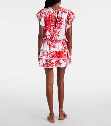 Jess printed tiered minidress | Melissa Odabash