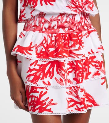Jess printed tiered minidress | Melissa Odabash
