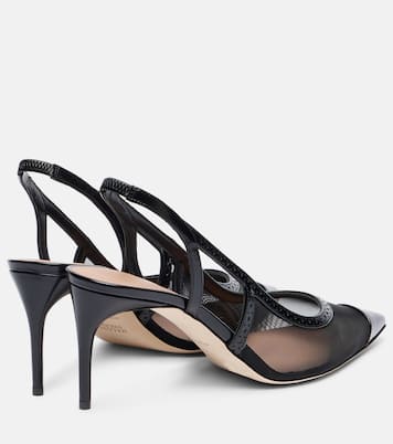 Pumps slingback Aubrey 70 in mesh | Malone Souliers