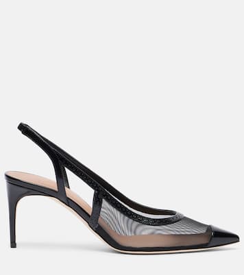 Pumps slingback Aubrey 70 in mesh | Malone Souliers
