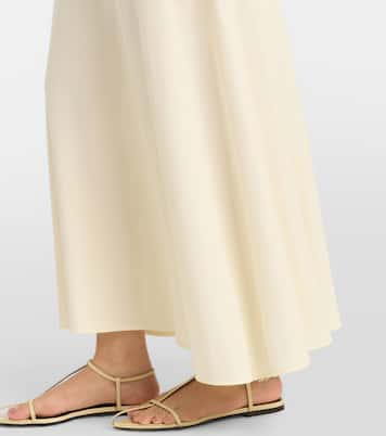 Layered crêpe maxi dress | Jil Sander