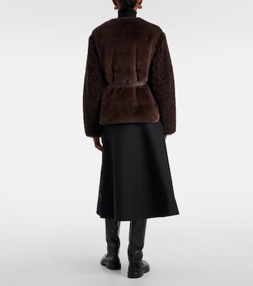 Jouillat faux-fur down jacket | Moncler