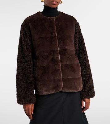 Jouillat faux-fur down jacket | Moncler